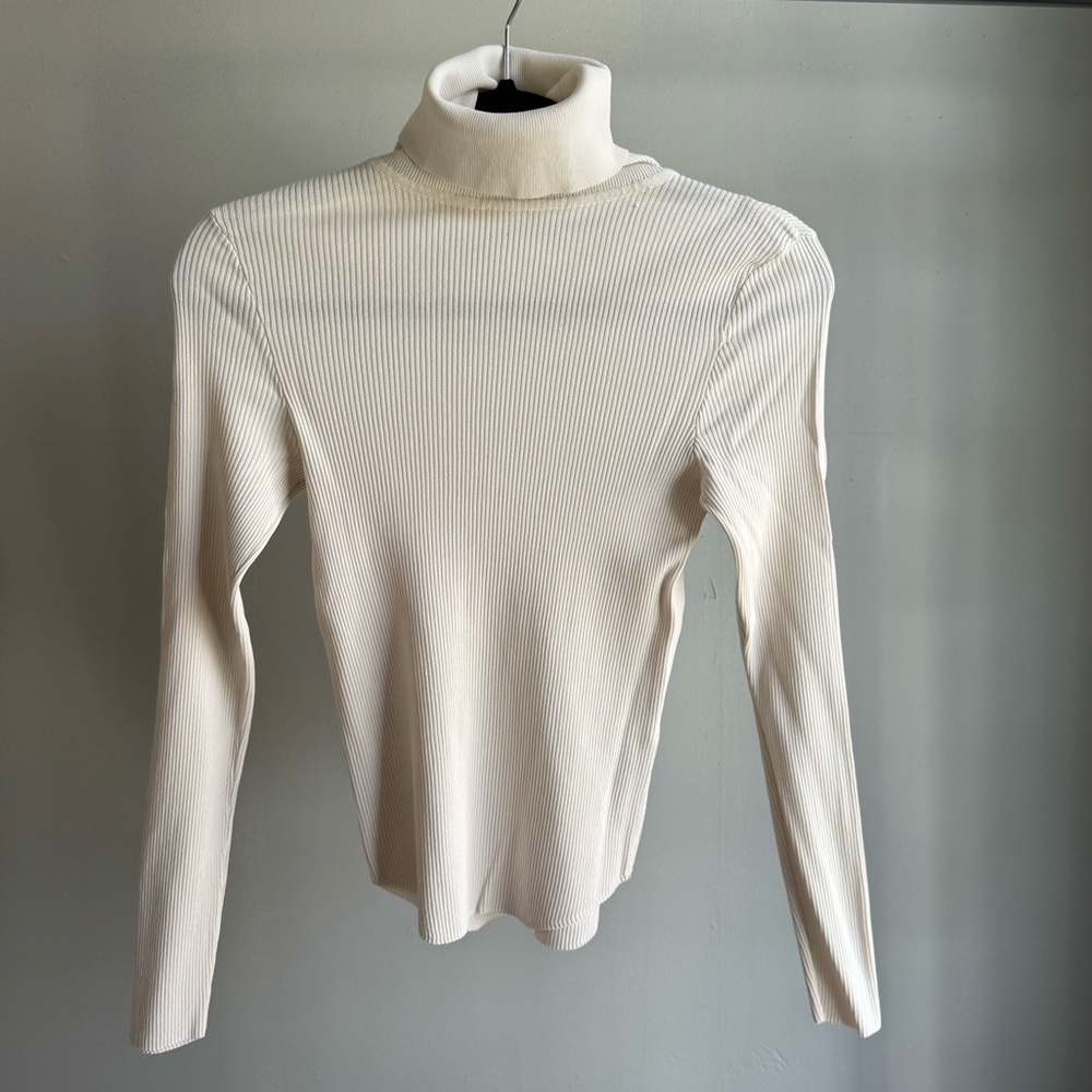 White Zara Turtleneck